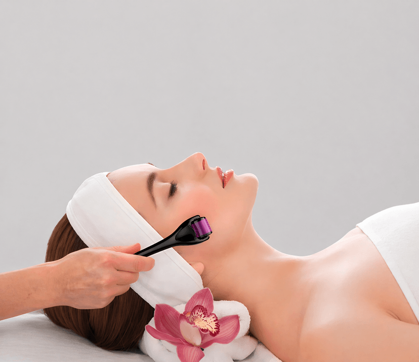 Rejuvenation treatment with derma roller